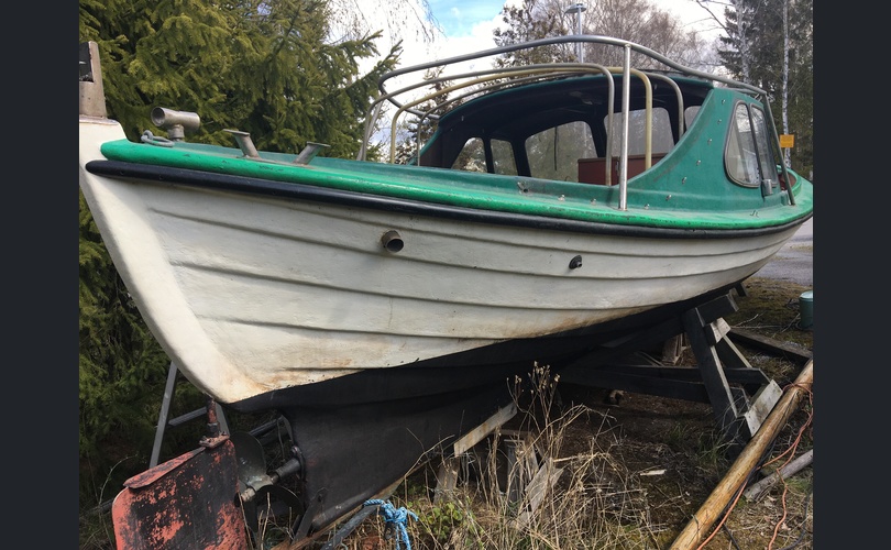 Muu merkki Puu/lasikuitu vene-kuva-3